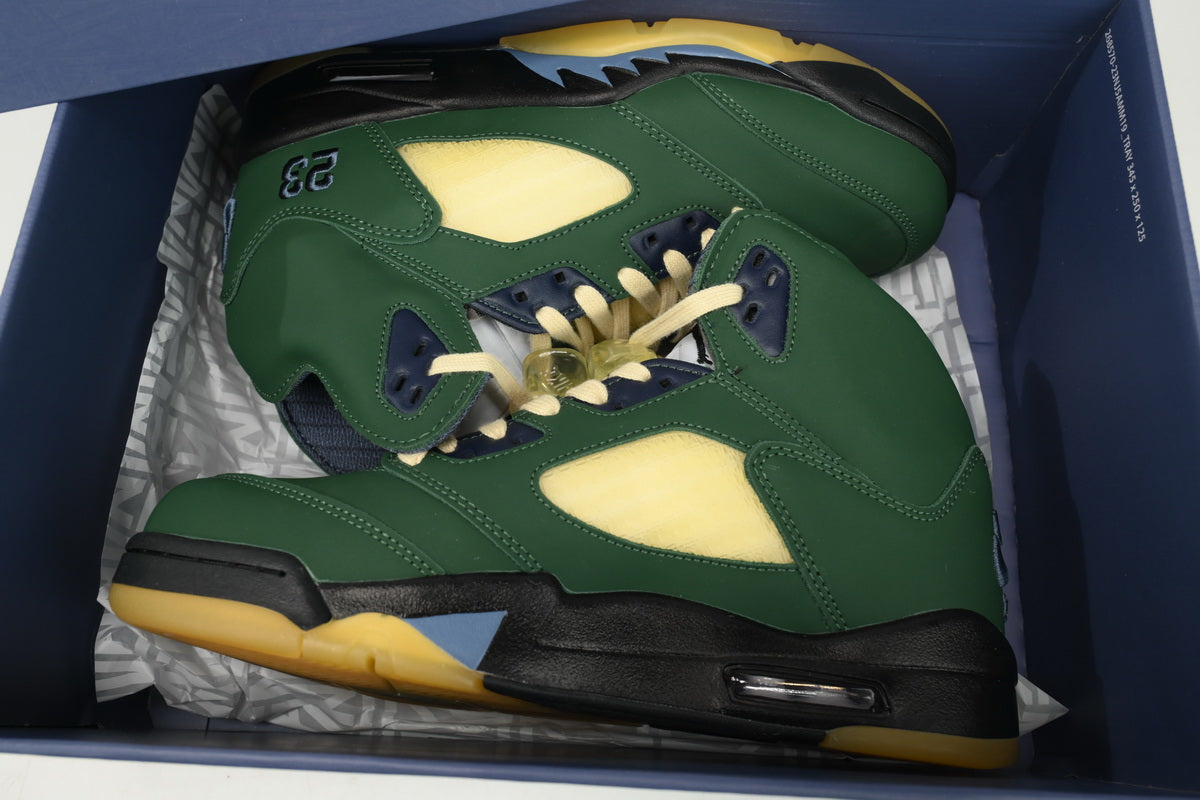 Air Jordan 5 ''Navy Green”