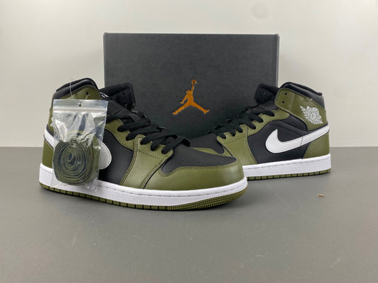 Air Jordan 1 Mid 'Medium Olive'